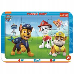 Trefl Psi Patrol 2+ Puzzle Ramkowe Baby 10 elementów 80022
