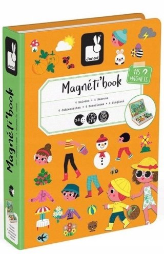 Układanka Magnetyczna Pory Roku Magnetibook Janod