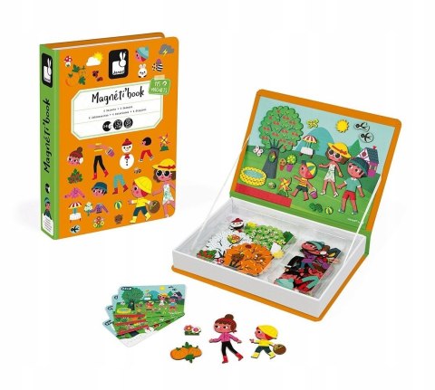 Układanka Magnetyczna Pory Roku Magnetibook Janod