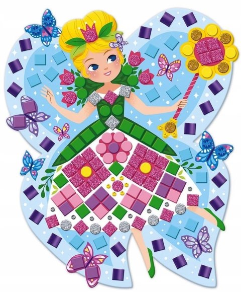 Zestaw kreatywny Mozaika Księżniczki i wróżki 5+ Janod