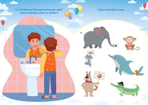 Akademia 3-Latka Zadania i ćwiczenia dla 3-latka trzylatka Skrzat