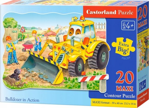 Castorland Koparka w Akcji Puzzle Maxi 20 elementów 4+