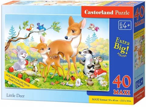 Castorland Mały Jelonek i Przyjaciele z Lasu Puzzle Maxi 40 elementów 4+
