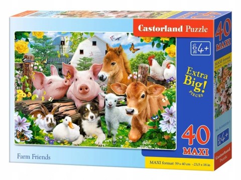 Castorland Przyjaciele z farmy Puzzle Maxi 40 elementów 4+