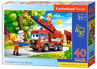 Castorland Strażacy na ratunek Puzzle Maxi 40 elementów 4+