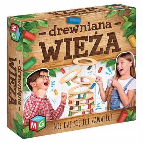 Drewniana Wieża Gra Zręcznościowa Multigra