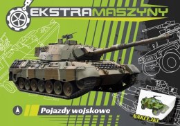 Ekstramaszyny Pojazdy wojskowe Skrzat Kolorowanka Naklejki