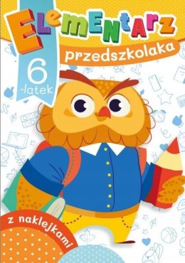 Elementarz Przedszkolaka 6-latek z Naklejkami 6+ Skrzat