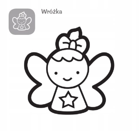 Gruba krecha Jednorożec Kolorowanka dla Maluszka