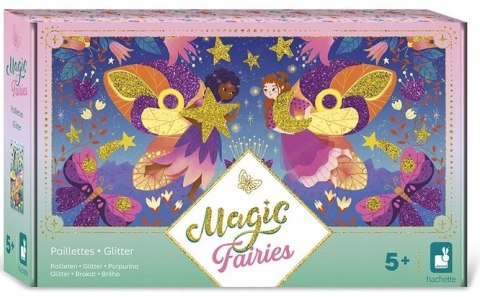 Janod Zestaw kreatywny Magiczny brokat Wróżki Magic Fairies 5+