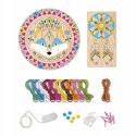 Janod Zestaw kreatywny Przeplatanka 3D String art Świecący łapacz snów 8+
