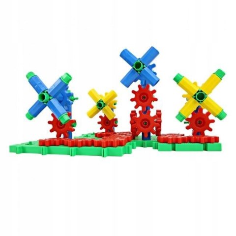 Klocki Korbo 180 elementów Ruchome Konstrukcyjne Zakręć