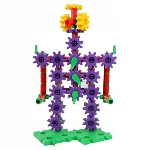 Klocki Korbo 180 elementów Ruchome Konstrukcyjne Zakręć