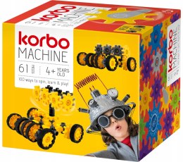 Klocki Korbo Machine konstrukcyjne 61 elementów Ruchome Zakręć