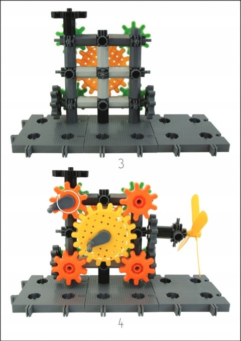 Klocki Korbo Technix 122 elementów Ruchome Konstrukcyjne Zakręć