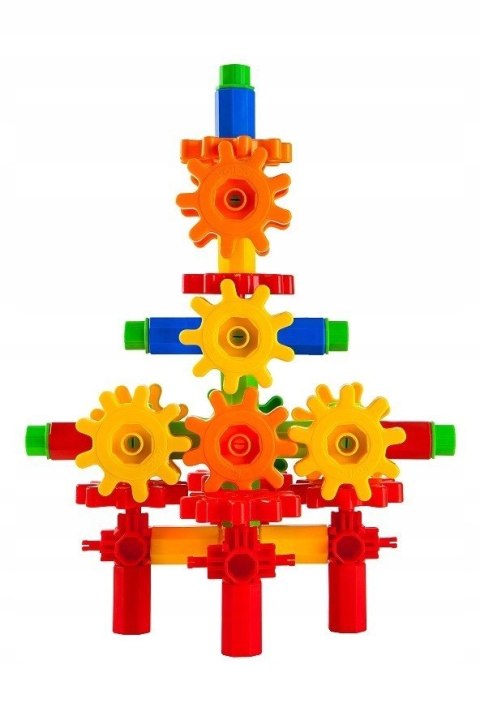 Korbo Klocki Basic 90 elementów Ruchome Konstrukcyjne Zakręć