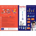 Korbo Space Kosmos Klocki 131 elementów Ruchome Konstrukcyjne Zakręć