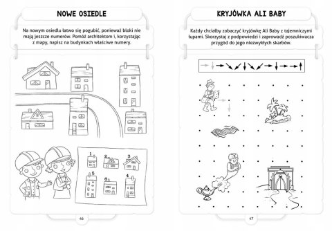 Łamigłówki 7-letniej główki Labirynty, krzyżówki, zadania logiczne Aksjomat