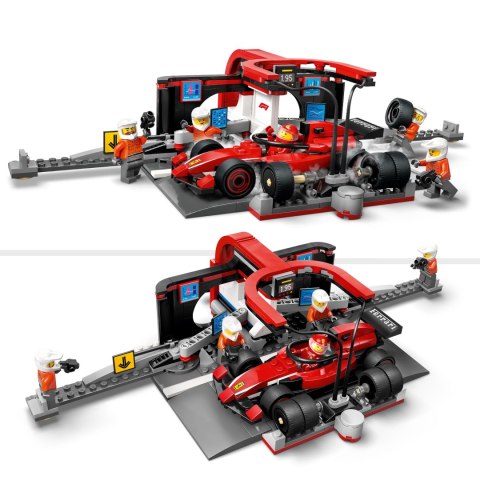 Lego City 60443 Pit stop City 60443 F1 i personel Ferrari