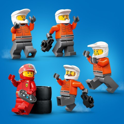 Lego City 60443 Pit stop City 60443 F1 i personel Ferrari