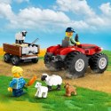 Lego City 60461 Czerwony traktor z przyczepą i owcami