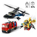 Lego City 60462 Helikopter, wóz strażacki i łódź podwodna