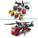 Lego City 60462 Helikopter, wóz strażacki i łódź podwodna