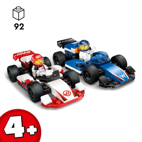 Lego City 60464 Williams Racing i Haas F1 Samochody wyścigowe F1
