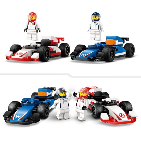 Lego City 60464 Williams Racing i Haas F1 Samochody wyścigowe F1
