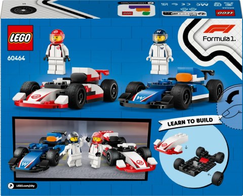 Lego City 60464 Williams Racing i Haas F1 Samochody wyścigowe F1