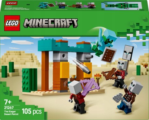 Lego Minecraft 21267 Pustynny zegarek podstępnego