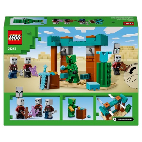 Lego Minecraft 21267 Pustynny zegarek podstępnego