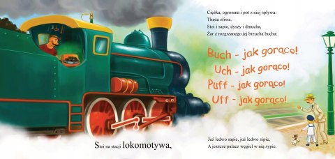 Lokomotywa Julian Tuwim Miękka 12 stron Bajki Tuwima Skrzat