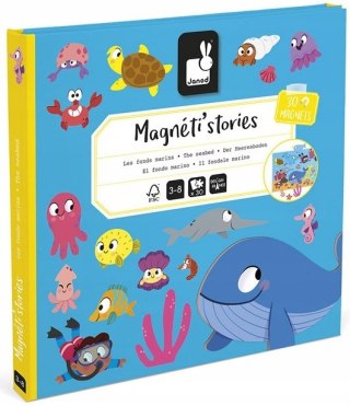 Magnetyczna Układanka Podwodny świat Magneti'stories 3+ Janod Magnesy