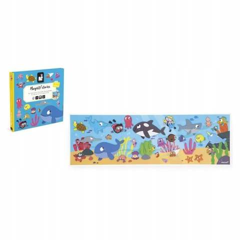 Magnetyczna Układanka Podwodny świat Magneti'stories 3+ Janod Magnesy
