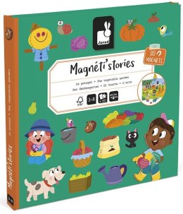 Magnetyczna Układanka W ogródku Magneti'stories 3+ Janod Magnesy