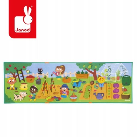 Magnetyczna Układanka W ogródku Magneti'stories 3+ Janod Magnesy