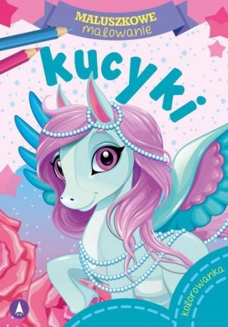 Maluszkowe malowanie Kucyki Kolorowanka Skrzat