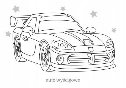 Maluszkowe malowanie Pojazdy Kolorowanka Malowanka Skrzat