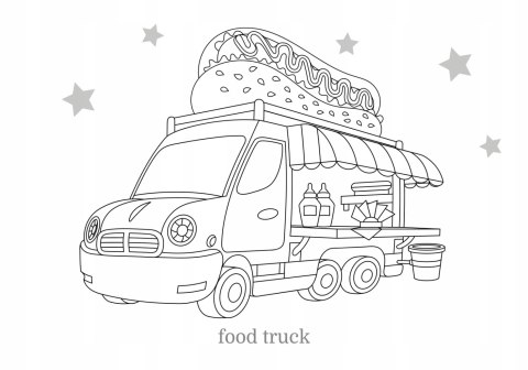 Maluszkowe malowanie Pojazdy Kolorowanka Malowanka Skrzat