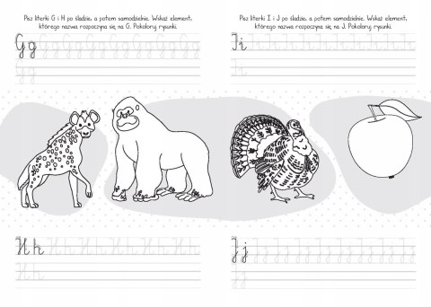 Mały Uczeń Moje Literki Piszę Litery Nauka Pisania Skrzat