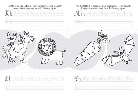 Mały Uczeń Moje Literki Piszę Litery Nauka Pisania Skrzat