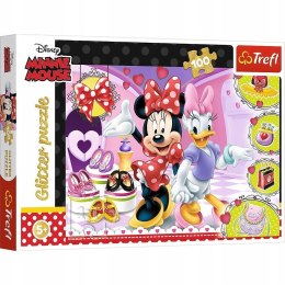Puzzle 100 Myszka Minnie 14820 Trefl Brokatowe