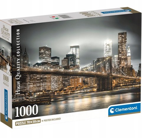 Puzzle 1000 elementów 39704 New York skyline Compact Clementoni
