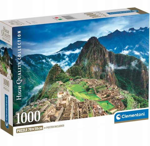 Puzzle 1000 elementów 39770 Machu Picchu Compact Clementoni