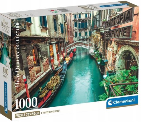 Puzzle 1000 elementów 39945 Kanał Wenecki Wenecja Clementoni