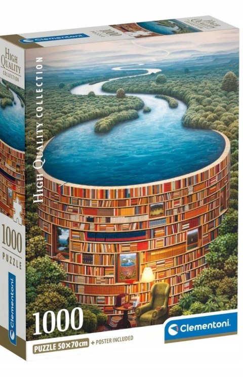 Puzzle 1000 elementów 39949 Bibliodame Clementoni