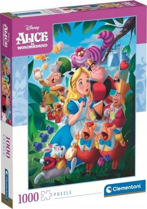 Puzzle 1000 elementów 39952 Alicja w Krainie Czarów Clementoni