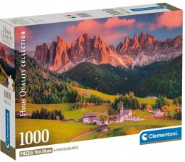 Puzzle 1000 elementów 39953 Magiczne Dolomity Clementoni
