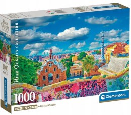 Puzzle 1000 elementów 39954 Park Guell Barcelona Clementoni